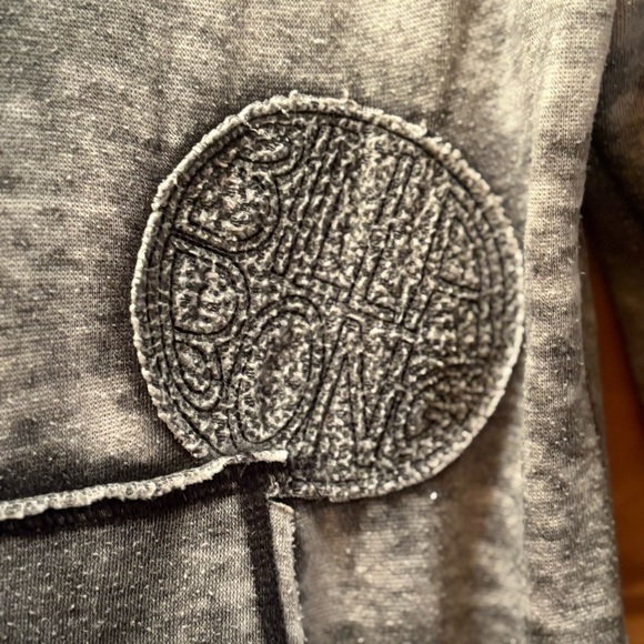 Billabong Gray Hooded Sweatshirt Relaxed Fit - Picture 3 of 7